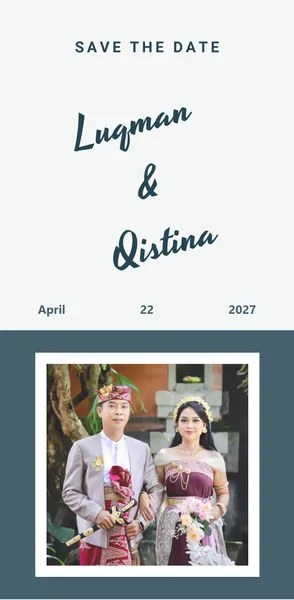 Wedding invitation
